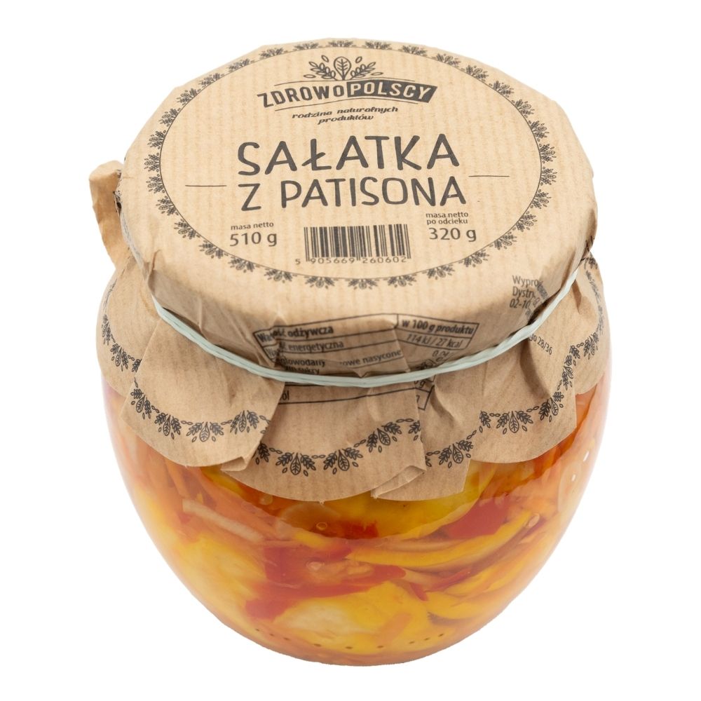 Zdrowopolscy Sałatka z patisona 510g