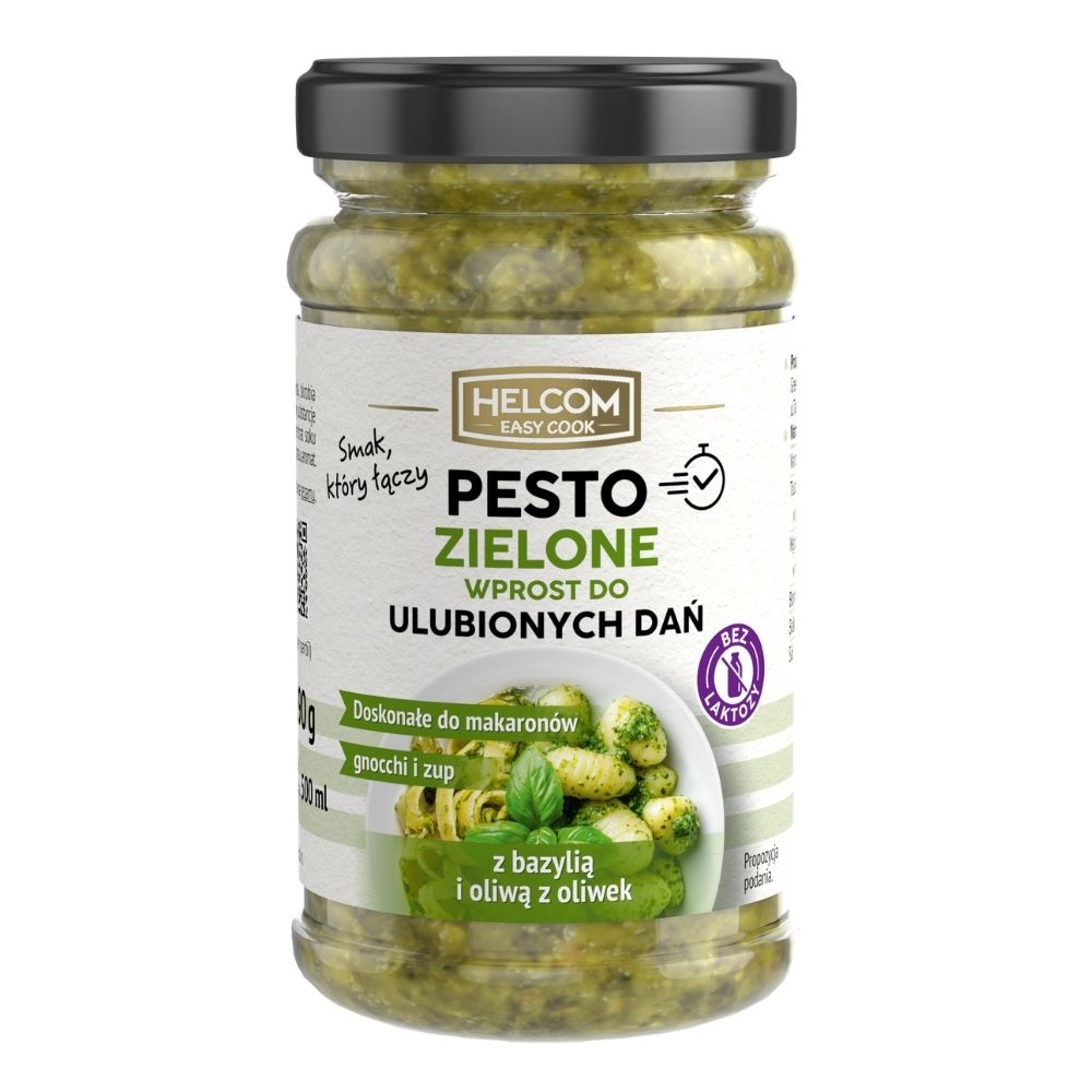 HELCOM EASY COOK Pesto zielone z bazylią i oliwą z oliwek 210g