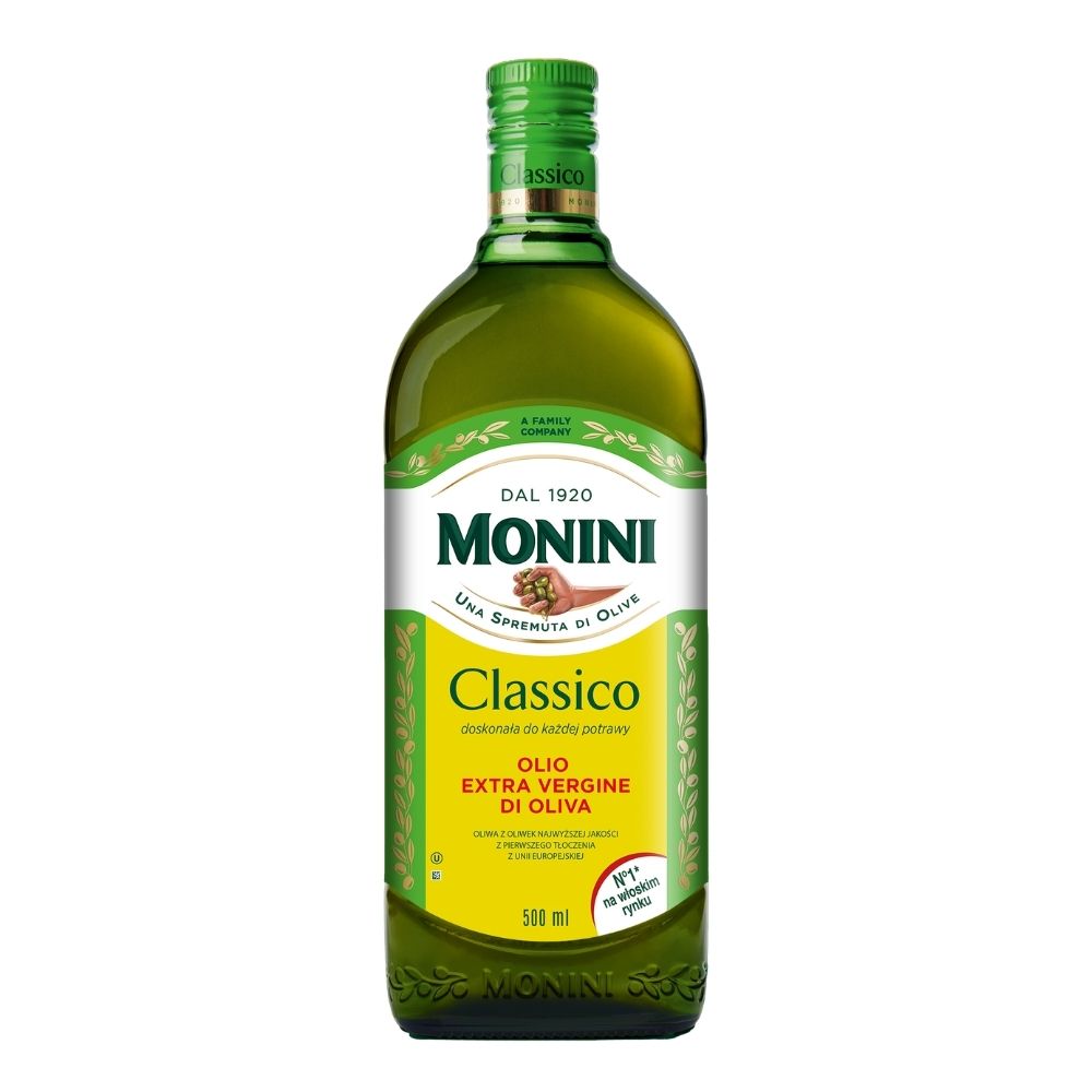Monini Classico Oliwa z oliwek najwyższej jakości z pierwszego tłoczenia 500 ml