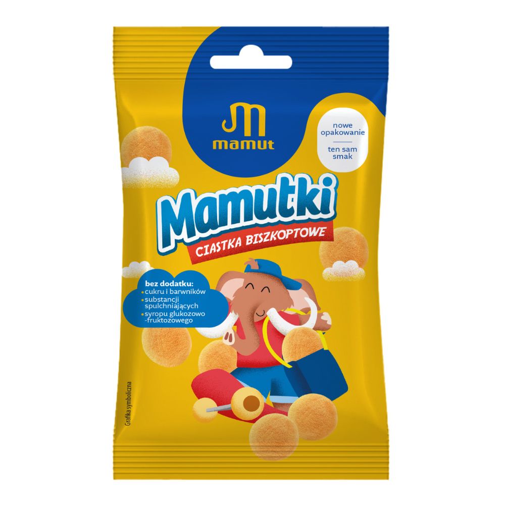 MAMUT Ciasteczka biszkoptowe Mamutki 20 g