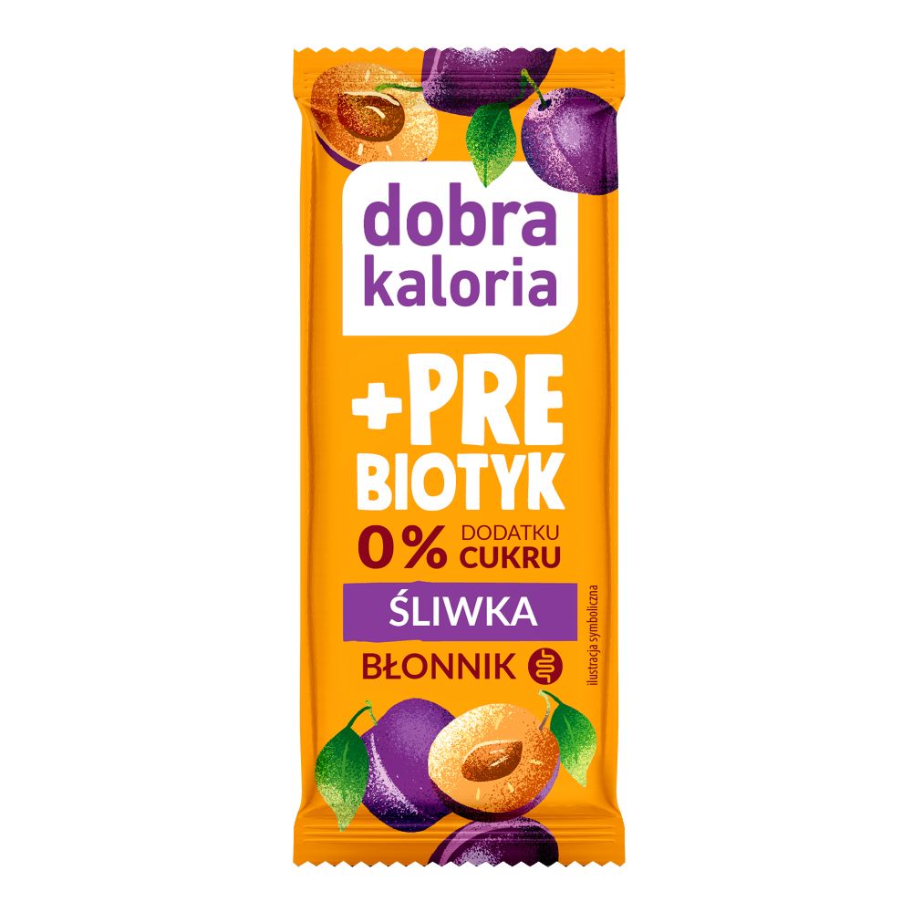 Dobry Kęs Baton śliwkowo-orzechowy + PREBIOTYK 35 g