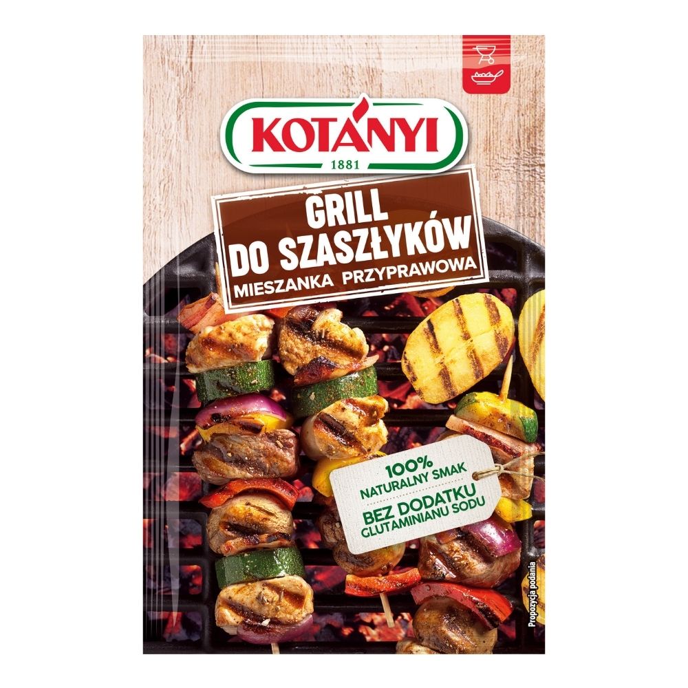 Kotányi Grill mieszanka przypraw do szaszłyków 30 g
