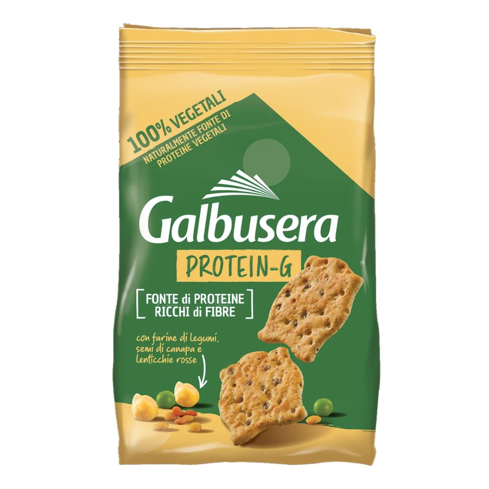 GALBUSERA Krakersowe przekąski z mąką z roślin strączkowych 200g