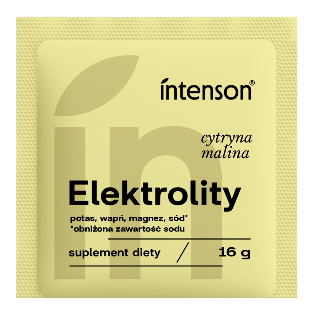 INTENSON Elektrolity cytryna malina 16 g