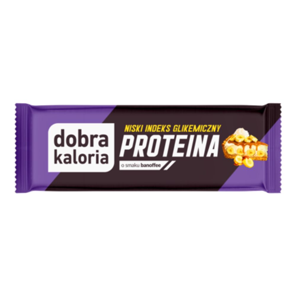 Dobra Kaloria Baton Proteina o smaku banoffee z MCT 45g
