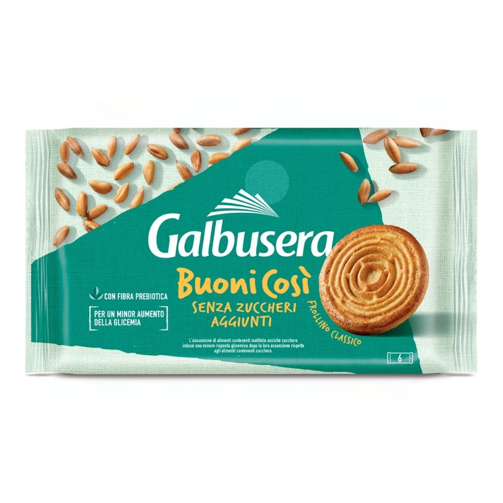 GALBUSERA Ciasteczka kruche bez dodatku cukru 330g