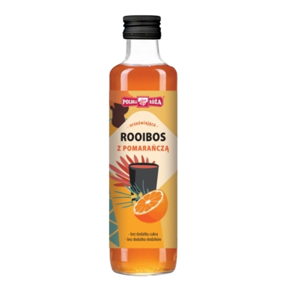 Polska Róża Herbata Rooibos z pomarańczą 250ml