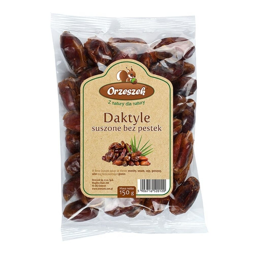 Orzeszek Daktyle suszone bez pestek 150 g