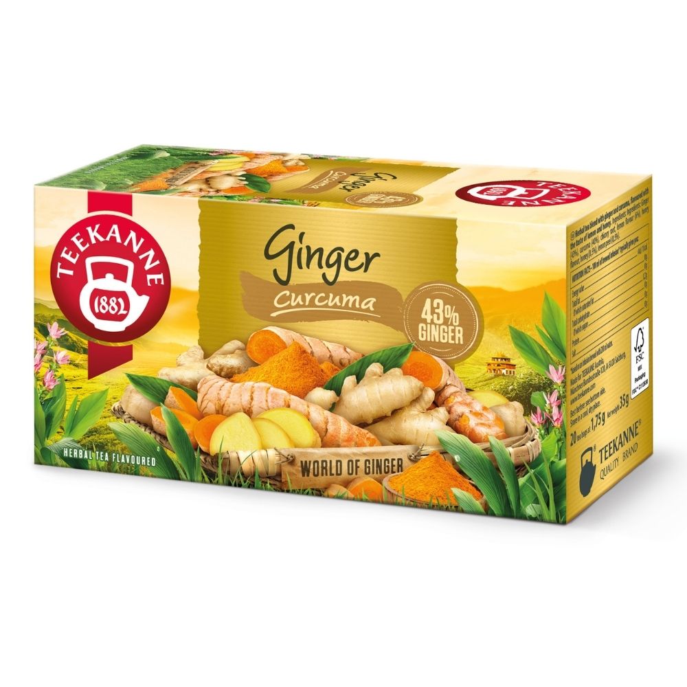 Teekanne Herbata ziołowa Imbir & Kurkuma 20 x 1,75 g