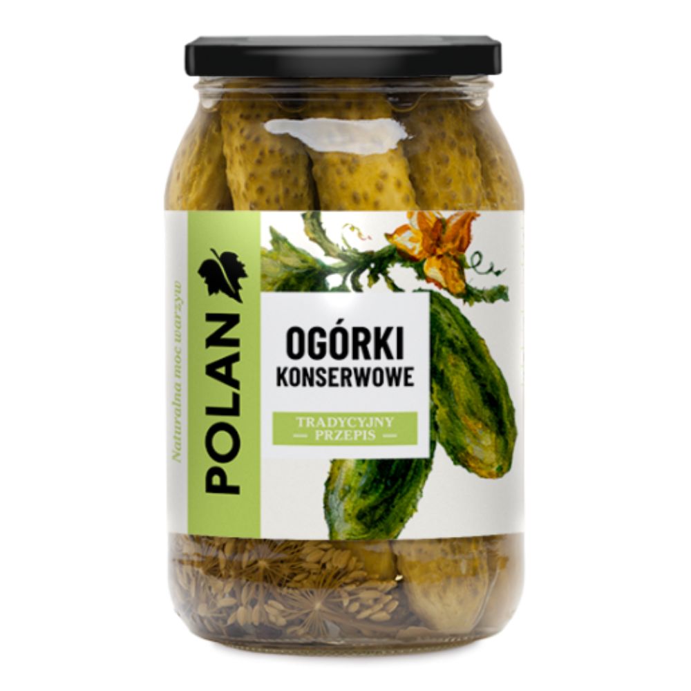 Polan Ogórki konserwowe z koprem 860 g