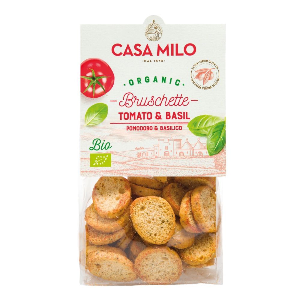 Casa Milo Bruschetta pomidory z bazylią BIO 120 g