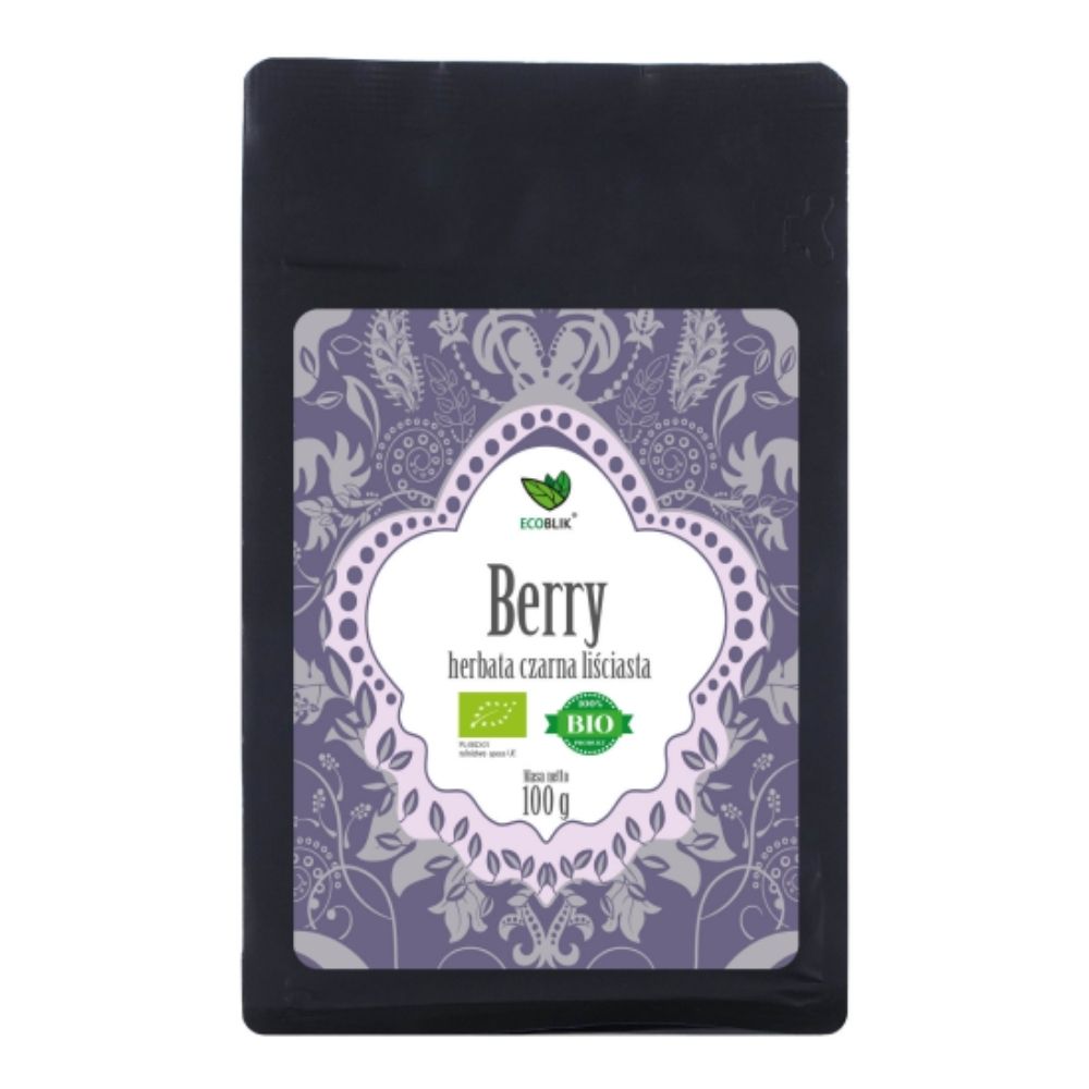 Ecoblik Herbata czarna liściasta BERRY 100g EKO