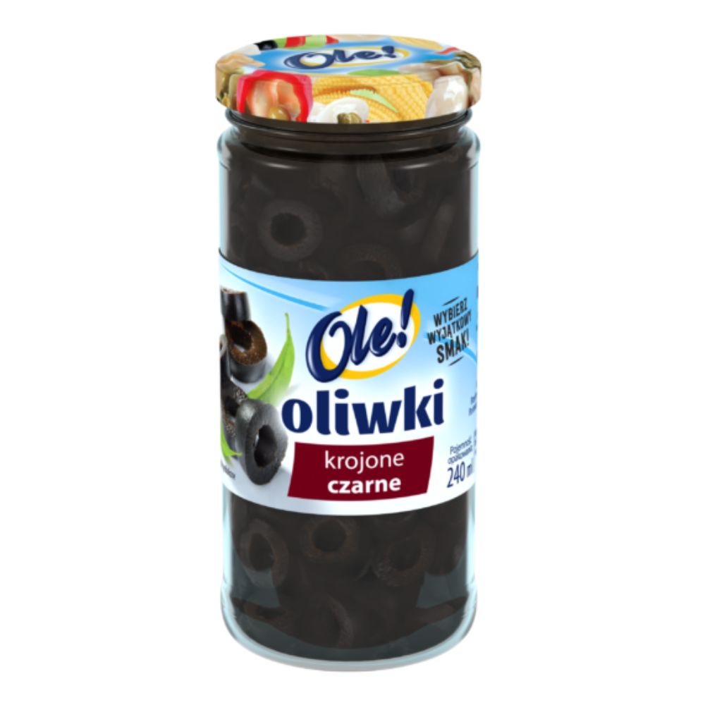Ole! Oliwki czarne krojone 240 ml