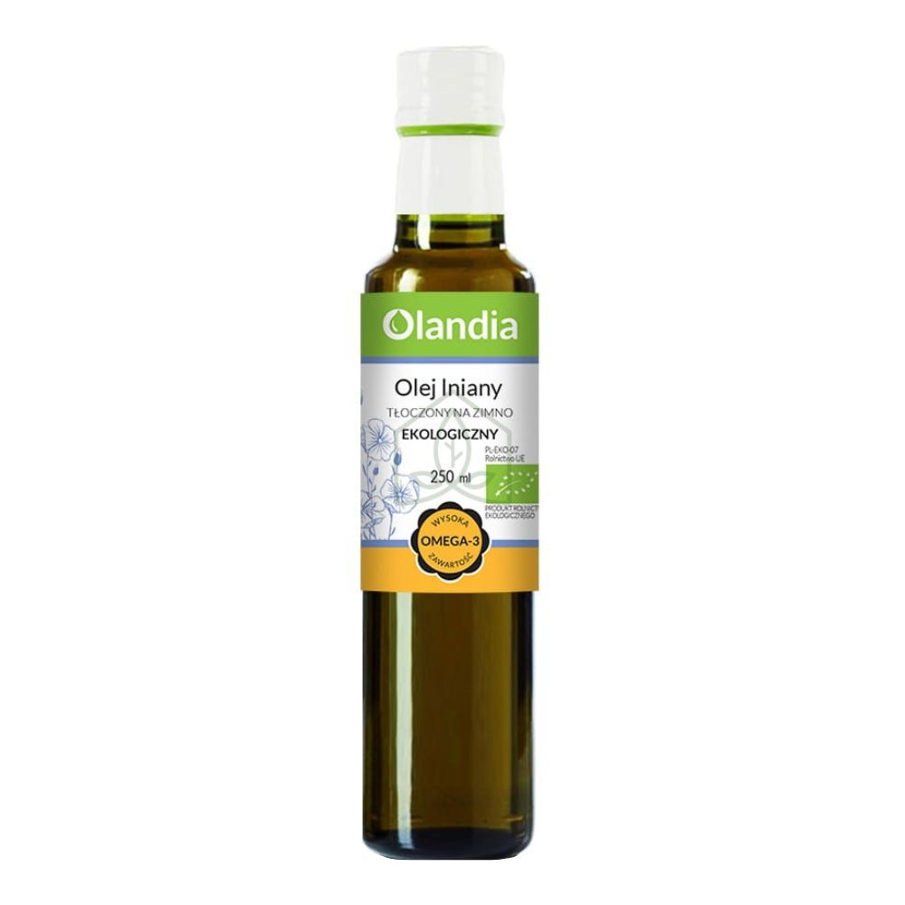 Olandia Olej lniany eko 250 ml