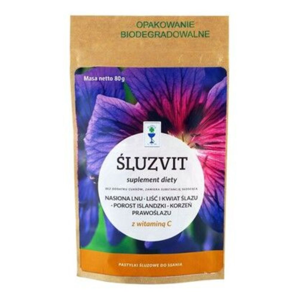 Planta-Lek Śluzvit pastylki śluzowe do ssania 80 g
