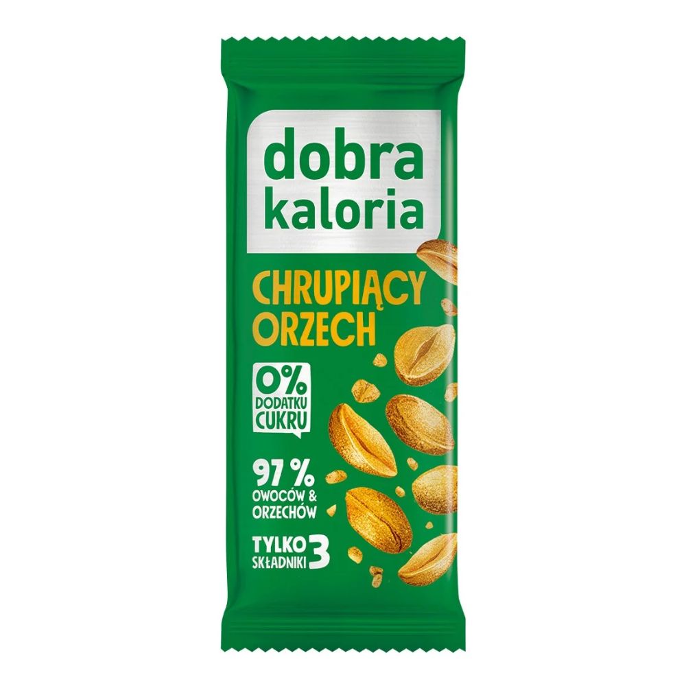 Dobra Kaloria Baton owocowy Chrupiący orzech 35 g