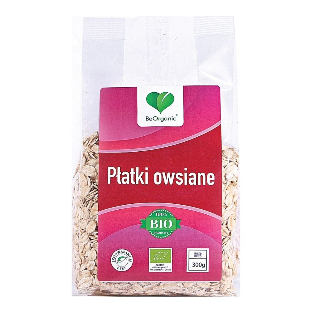 BeOrganic Płatki owsiane 300g BIO
