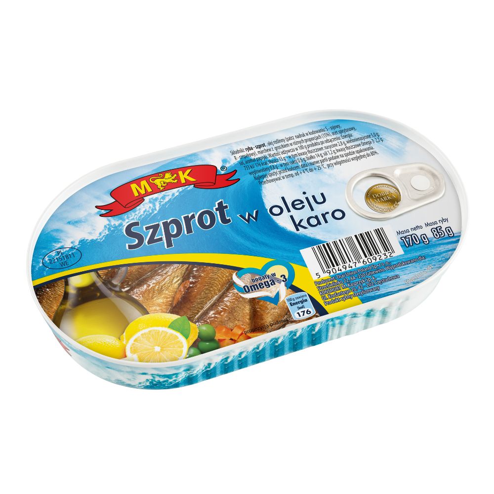 MK Szprot w oleju karo 170 g