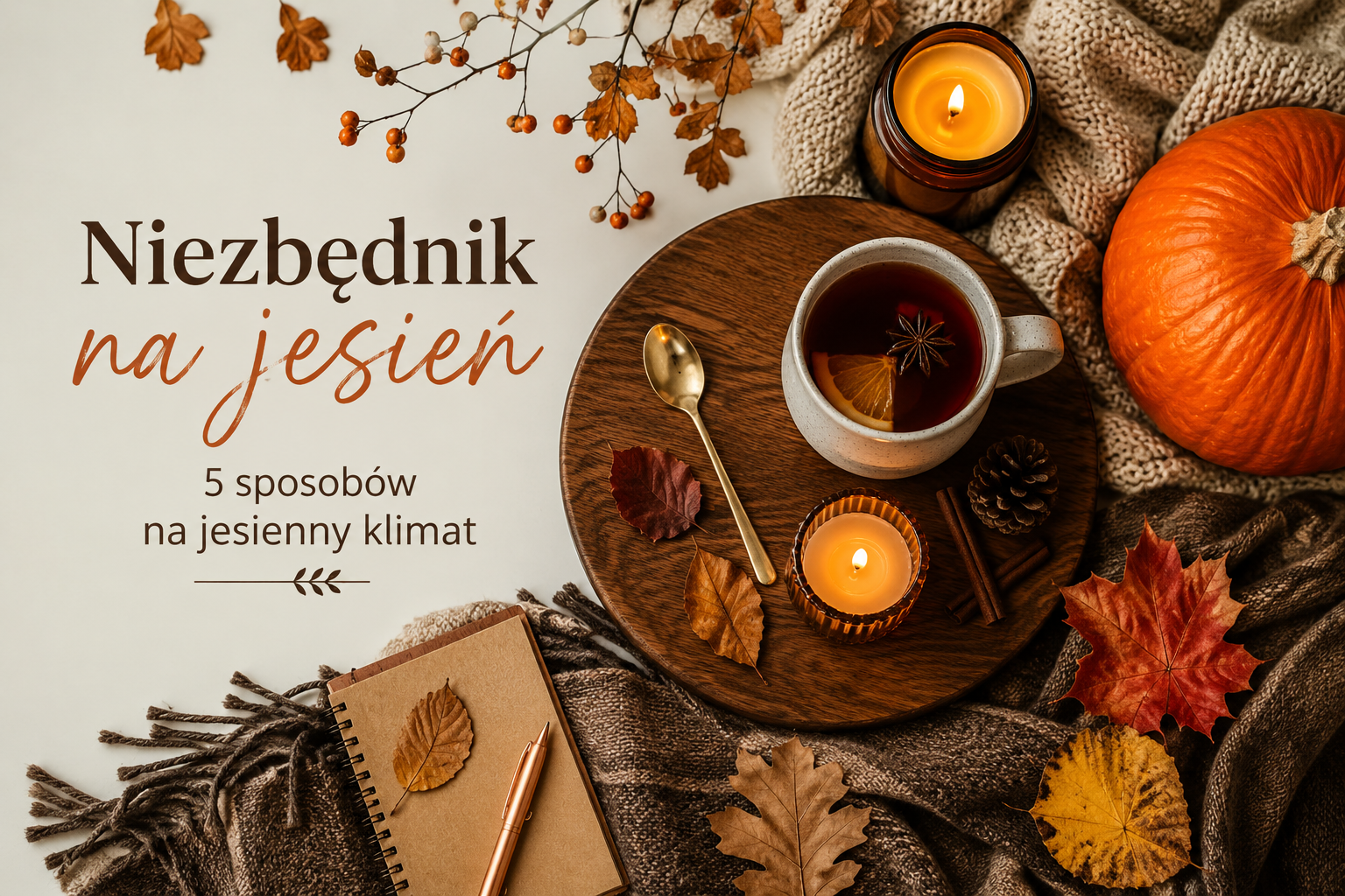 Niezbędnik na jesień – 5 sposobów na jesienny klimat